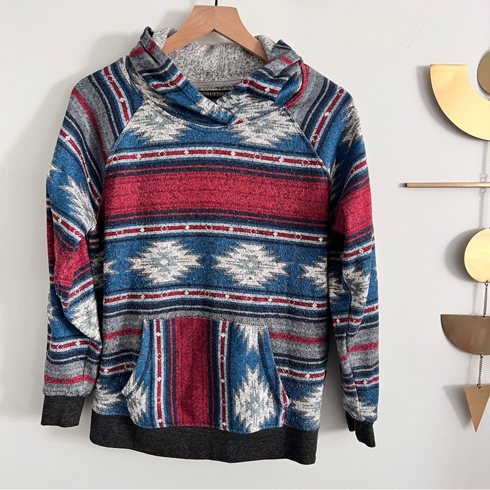 Brooklyn Cloth Aztec Print Hoodie